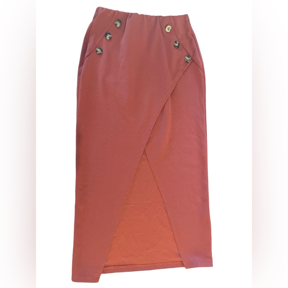 Rainbow Burnt Orange Skirt Women’s Size Medium